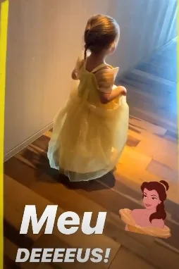 Thais Fersoza exibe Melinda vestida de princesa da Disney: 'era o sonho dela'