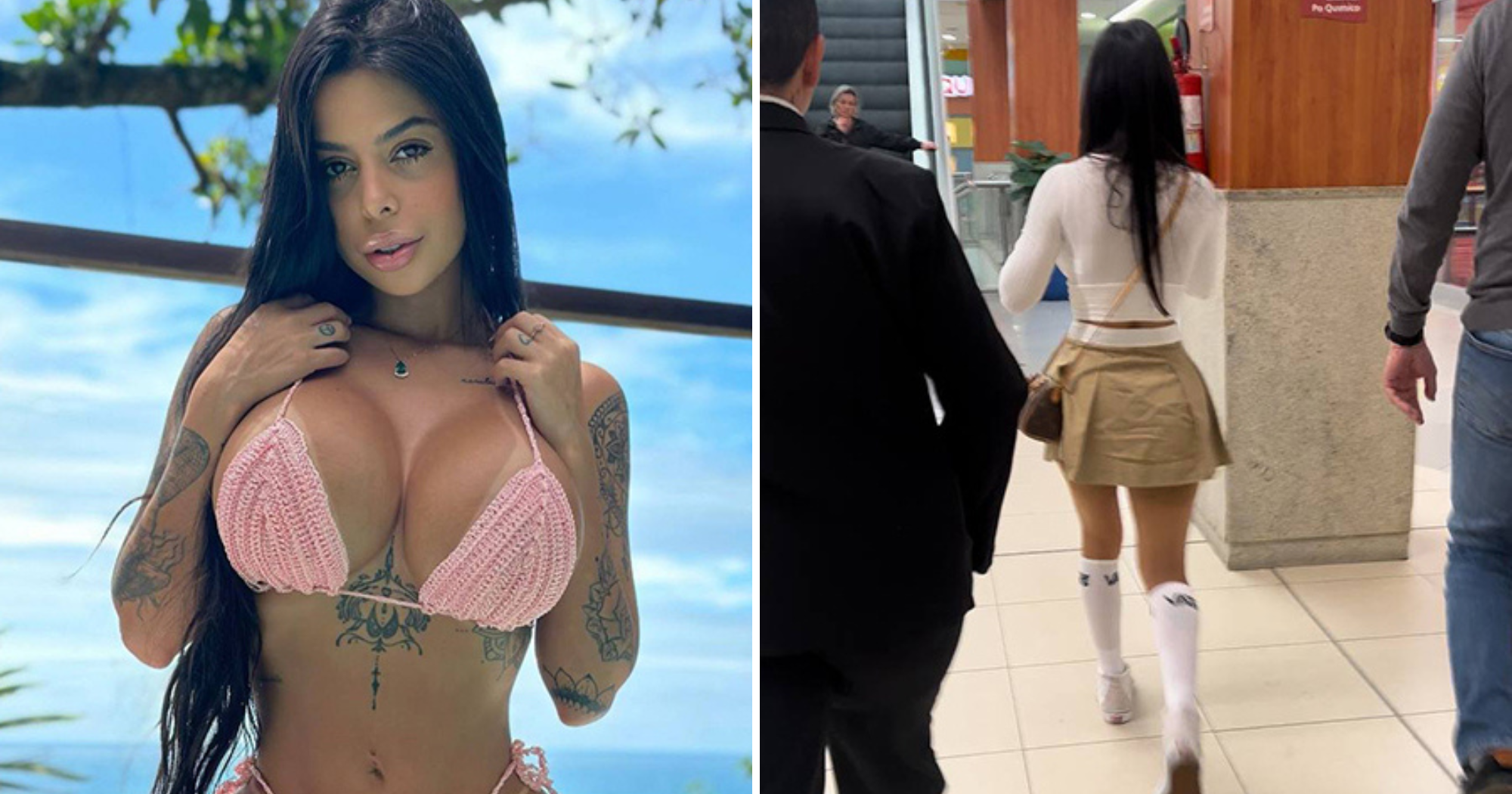 Influencer é expulsa de shopping por roupa curta: “Virou moda humilhar gostosa”