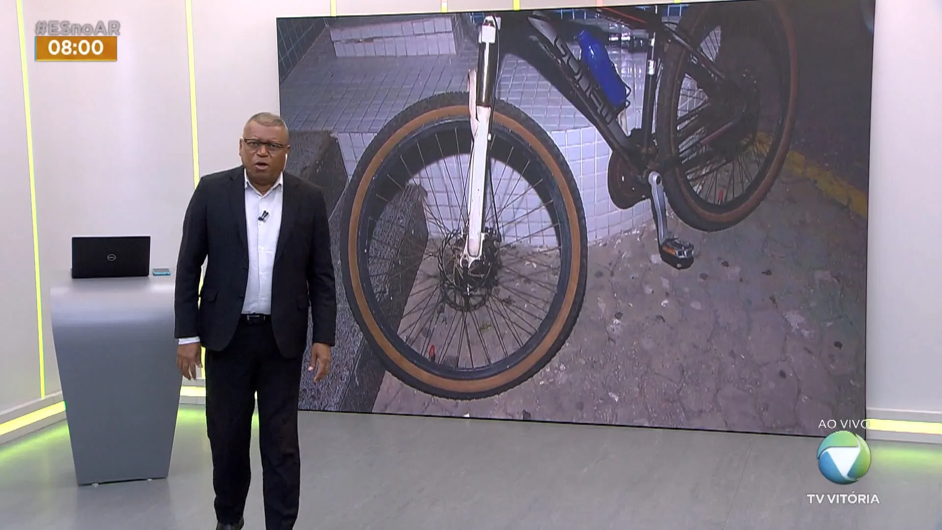 Ciclista é assaltado a caminho do trabalho