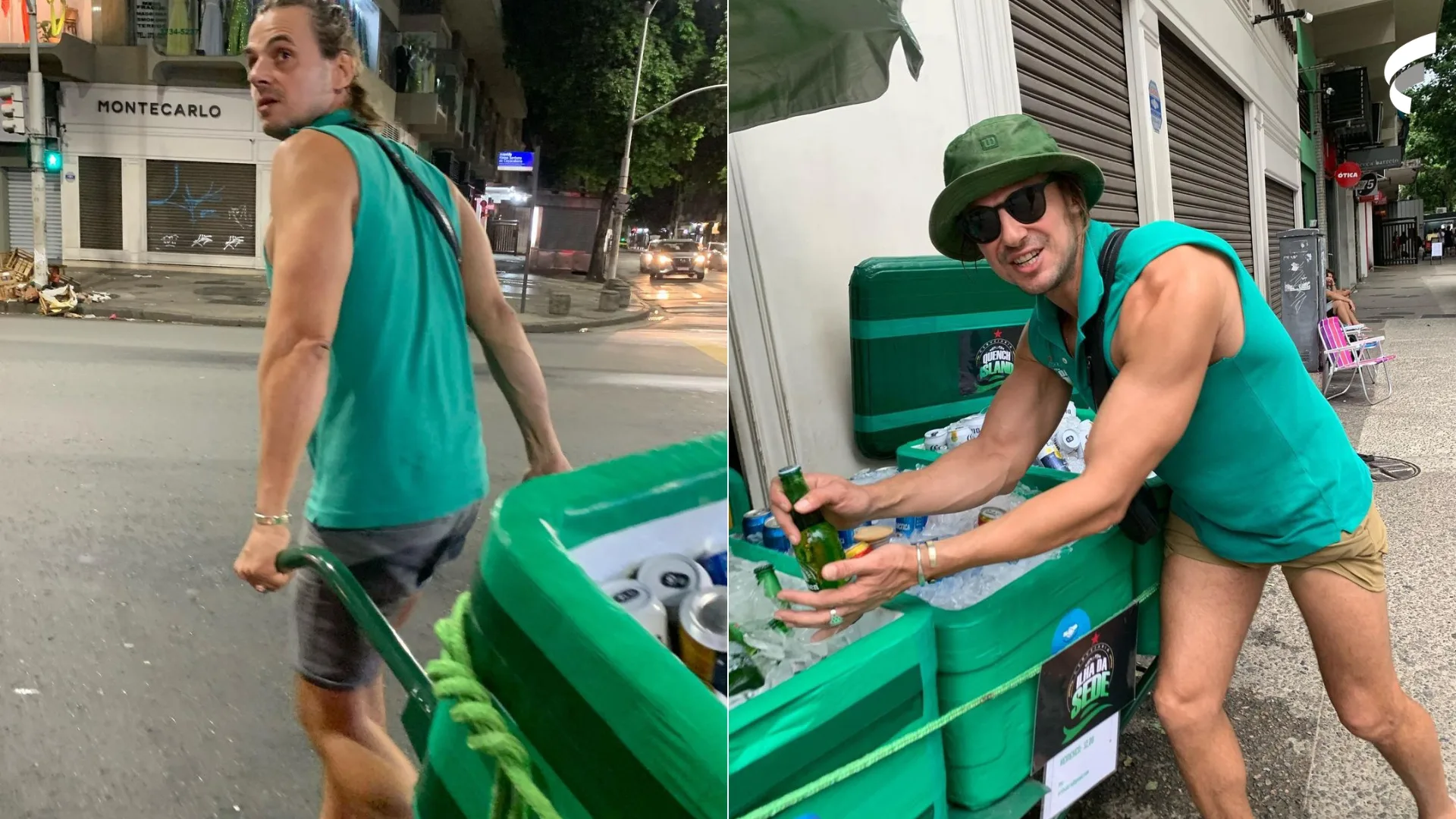 VÍDEO | Ator viraliza ao vender cerveja nas ruas do RJ: "Orgulhoso"