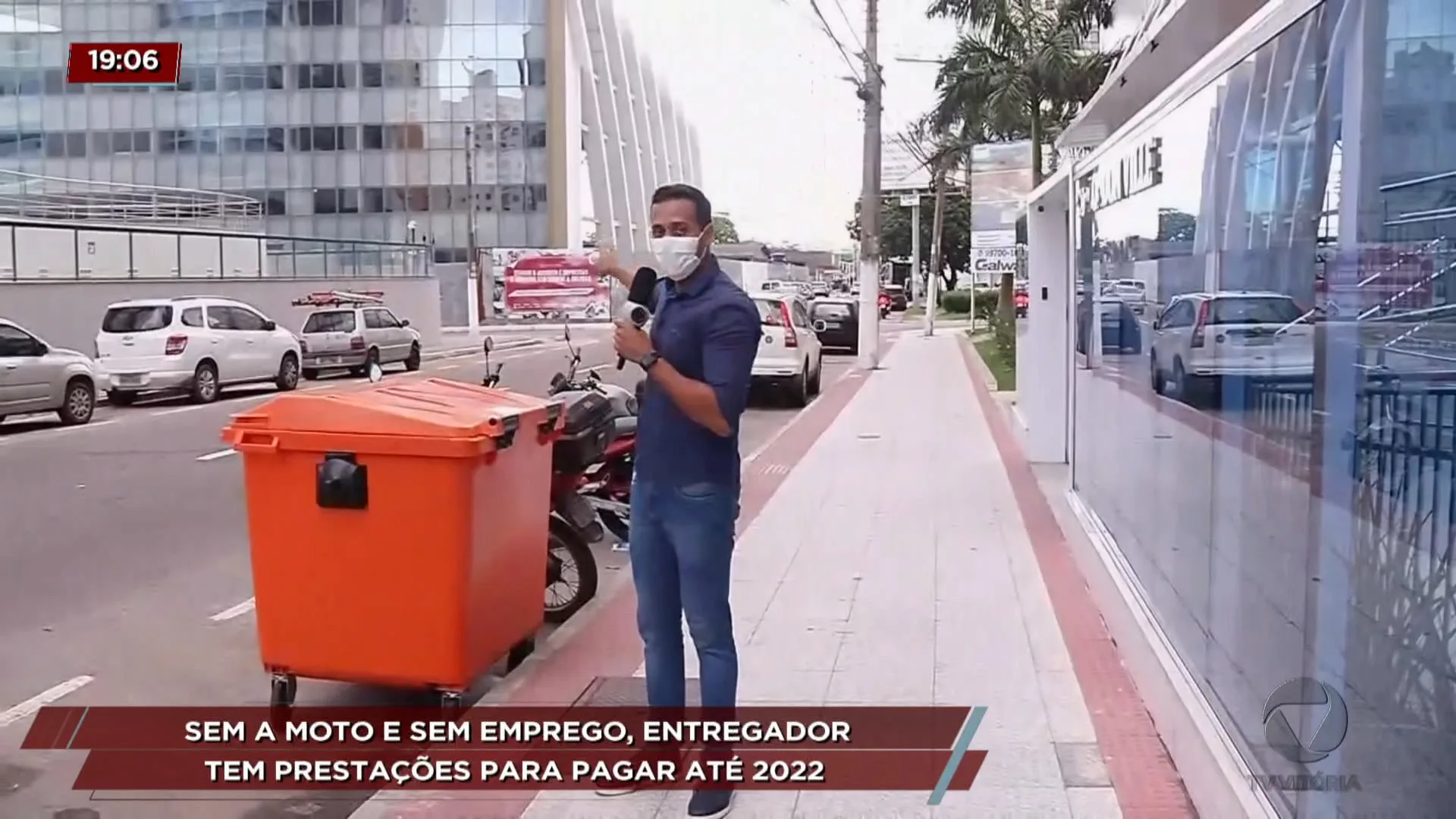 Motoboy é rendido e agredido durante entrega em Vila Velha