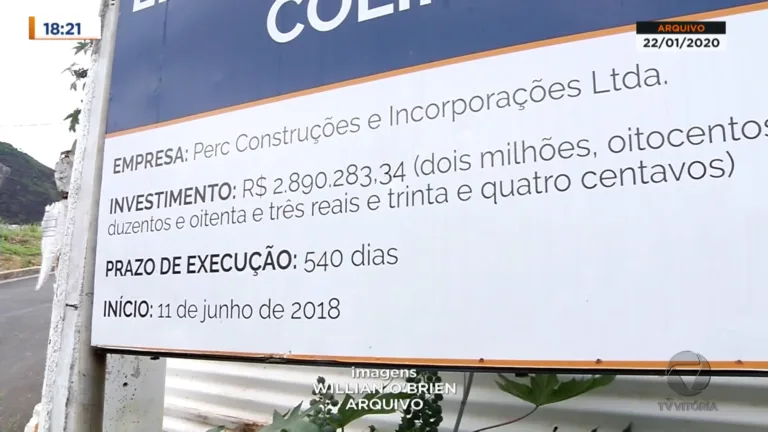 Moradores reclamam de obra que se arrasta há anos