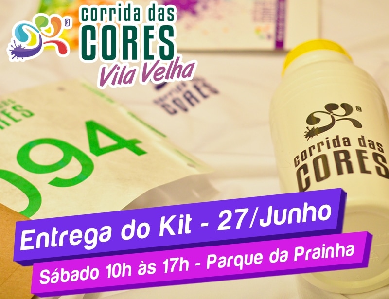 Corrida das Cores: saiba onde e quando buscar o seu kit!