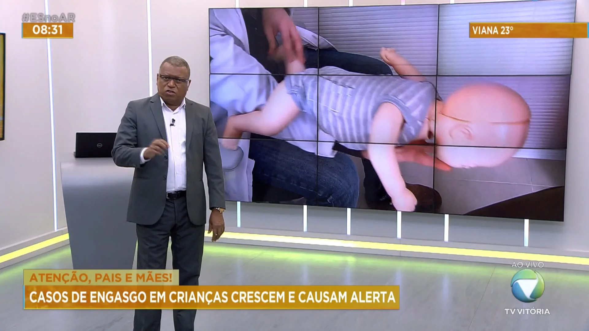 Atenção, papais: casos de engasgo em crianças crescem no ES