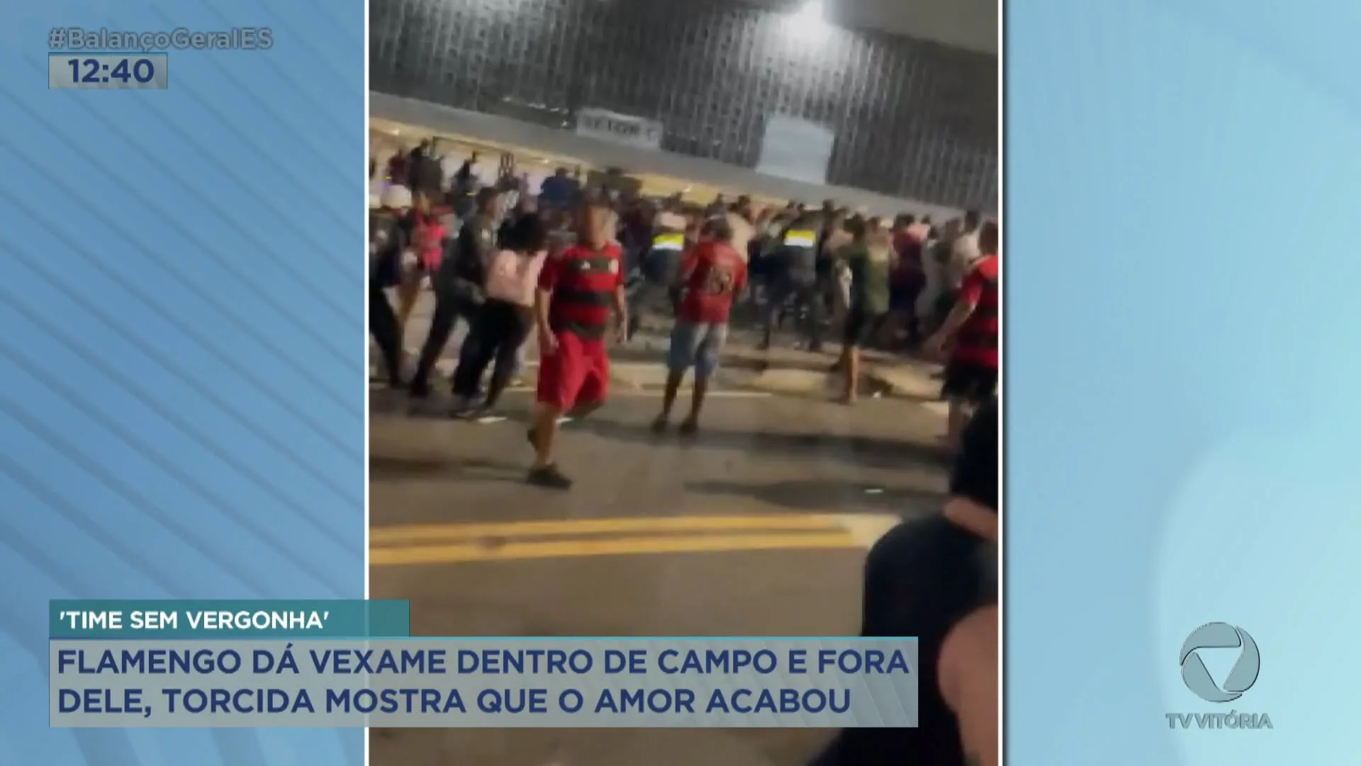 FLAGRA! Torcedores do Flamengo tentam invadir estádio em Cariacica