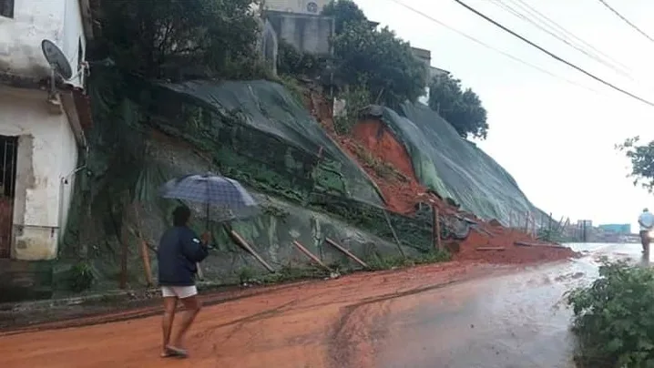 Deslizamento de terra pode ter sido causado por vandalismo na geomanta semanas antes