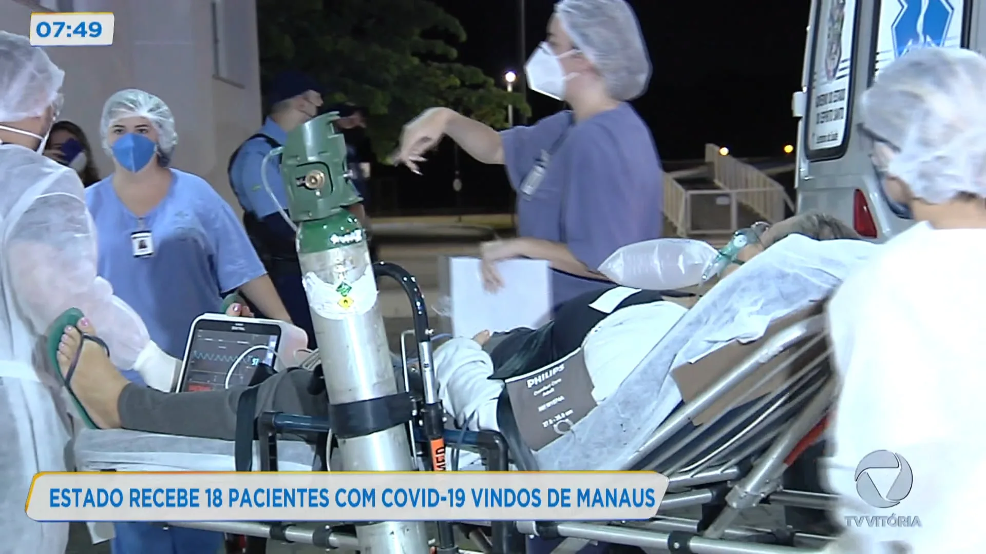 Estado Recebe 18 pacientes com Covid-19 vindos de Manaus durante a noite