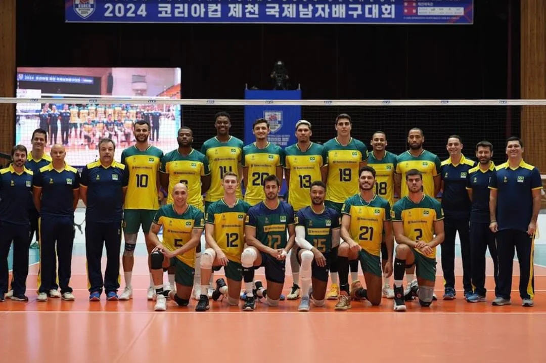 Seleção masculina de vôlei vence segundo amistoso contra a Alemanha com mais facilidade