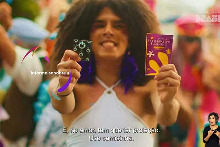 DeBrito estreia na mídia, campanha de carnaval do Ministério da Saúde a primeira na gestão de Lula DeBrito estreia na mídia, campanha de carnaval do Ministério da Saúde a primeira na gestão de Lula