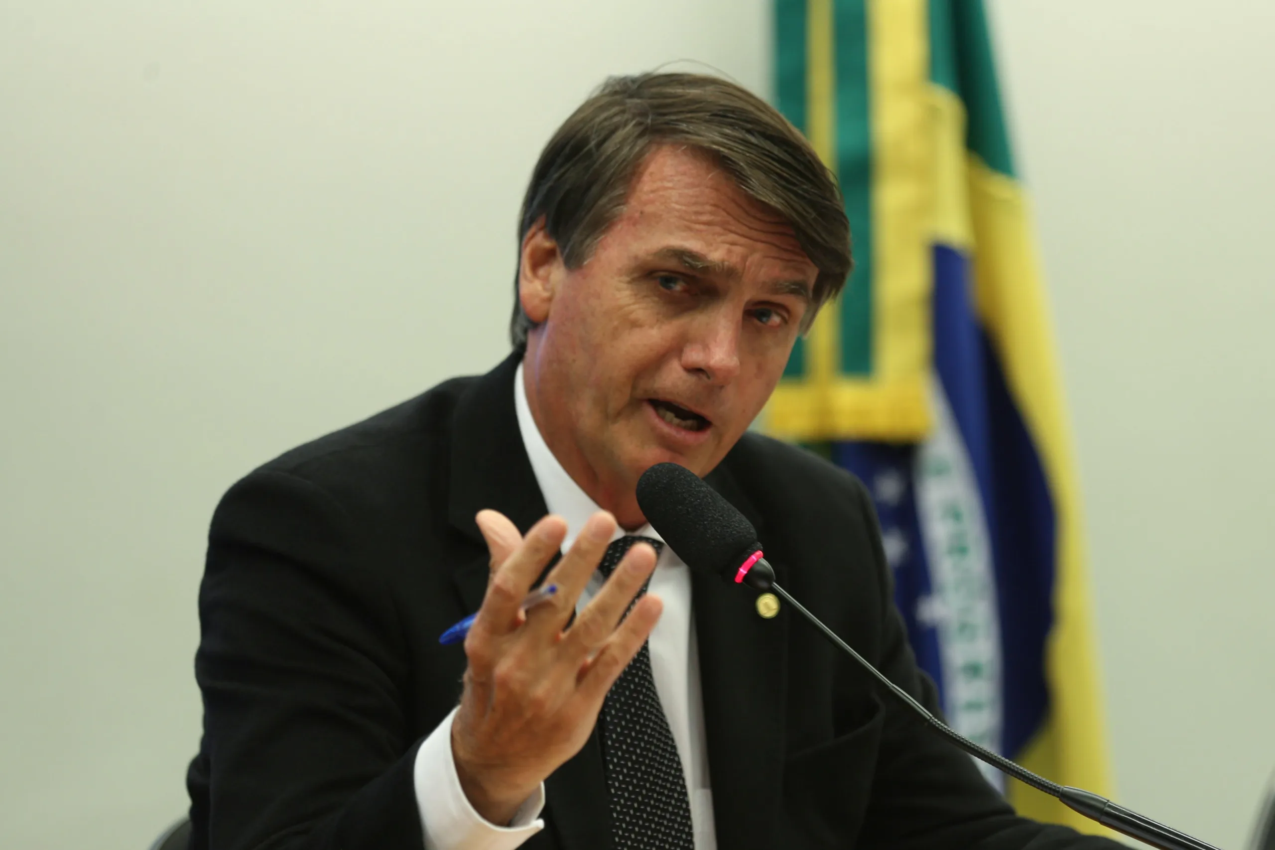 Brasília – Conselho de Ética rejeita processo contra o deputado Jair Bolsonaro por citar Brilhante Ustra (Fabio Rodrigues Pozzebom/Agência Brasil)