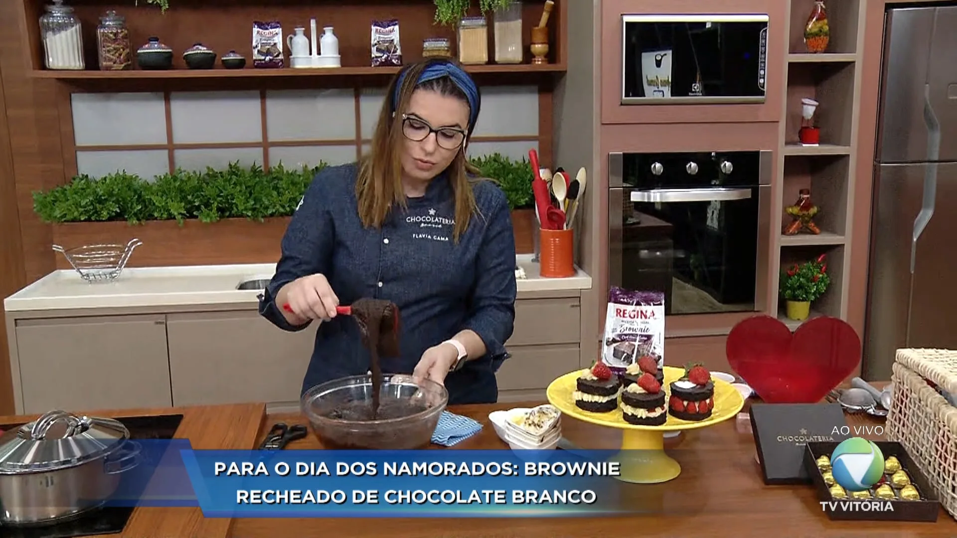 Espaço Gourmet: brownie recheado