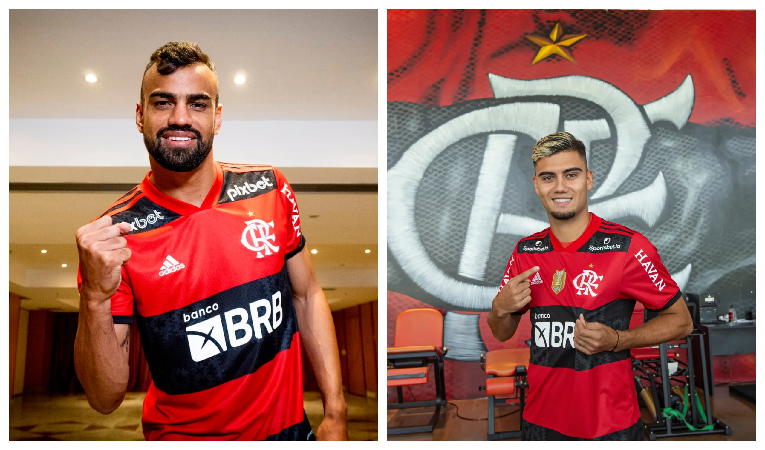 Foto: Montagem / Folha Vitória/Felipe Patiño/CRF/Alexandre Vidal / Flamengo