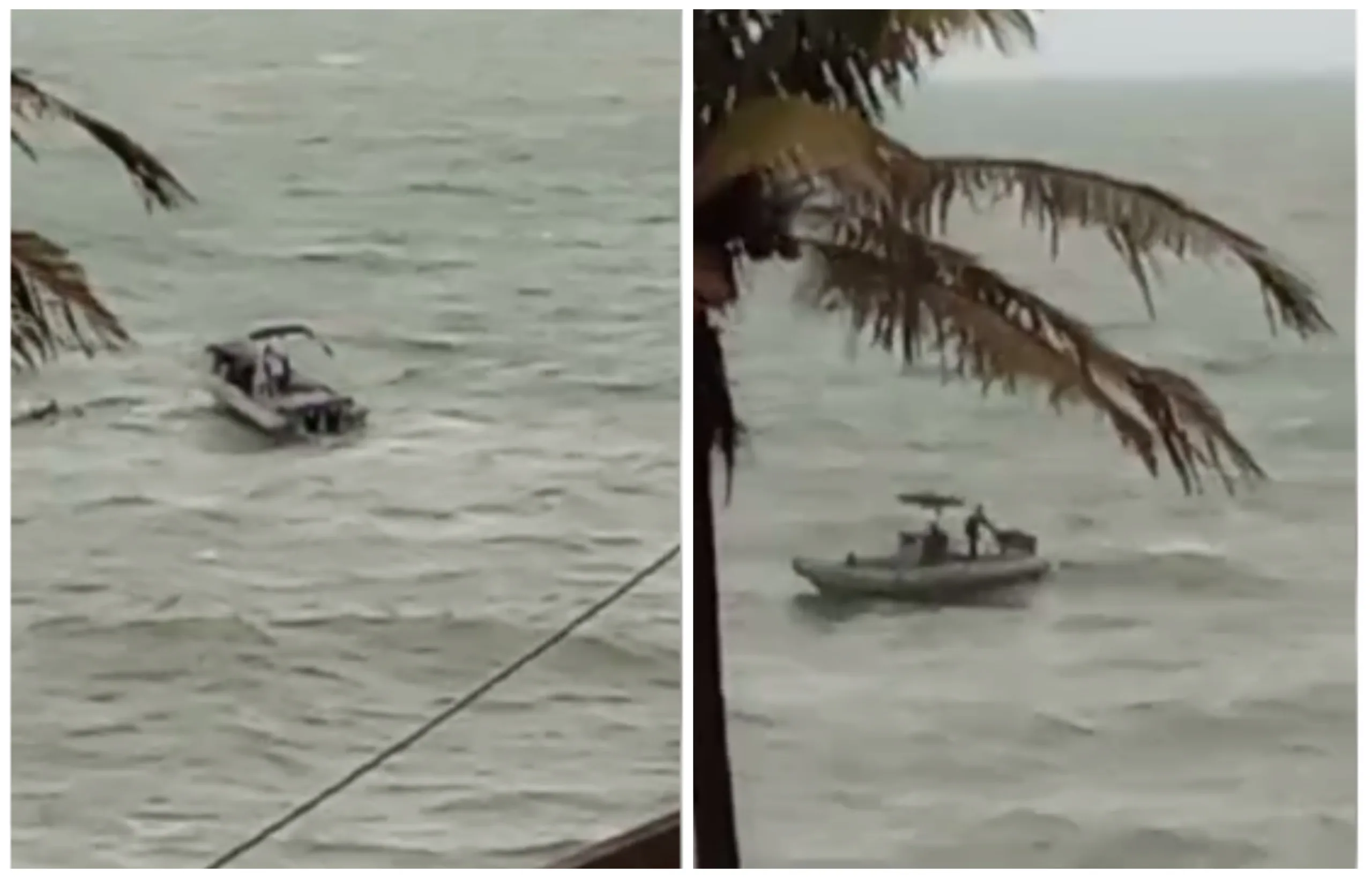 Canoa vira no mar e cinco pessoas são resgatadas em Guarapari