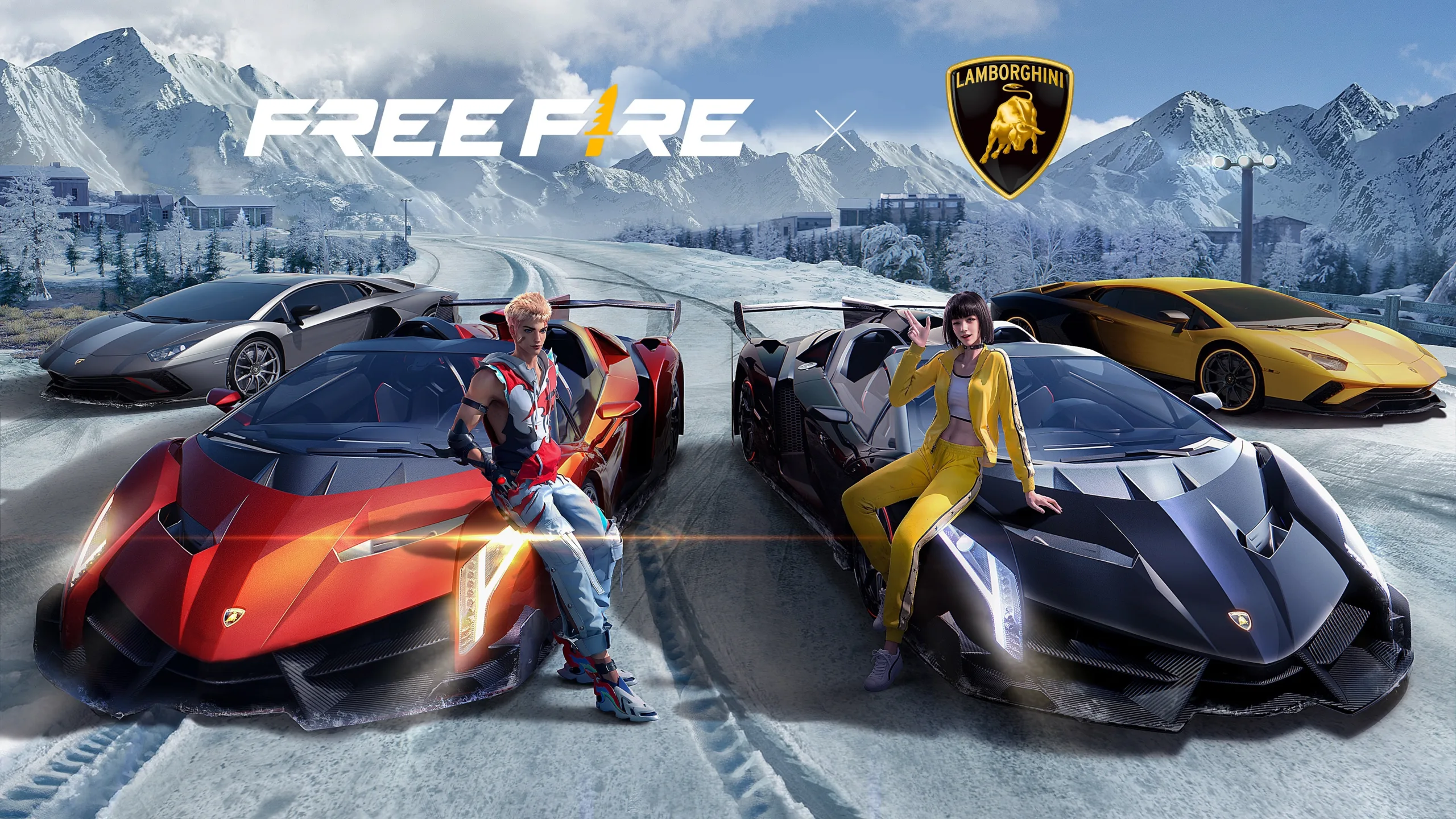 Free Fire anuncia colaboração com Automobili Lamborghini em dezembro