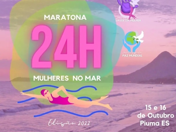 Piúma vai receber 2ª edição de Maratona Aquática 24 horas Só para Mulheres