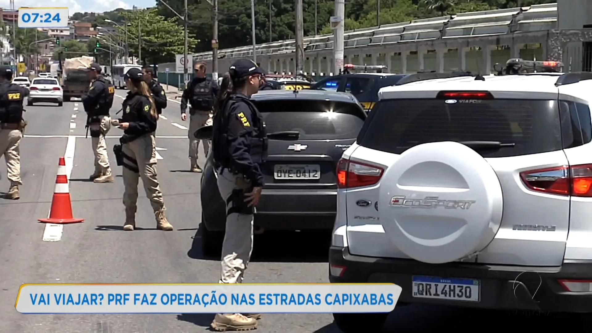 PRF faz operação nas estradas Capixabas