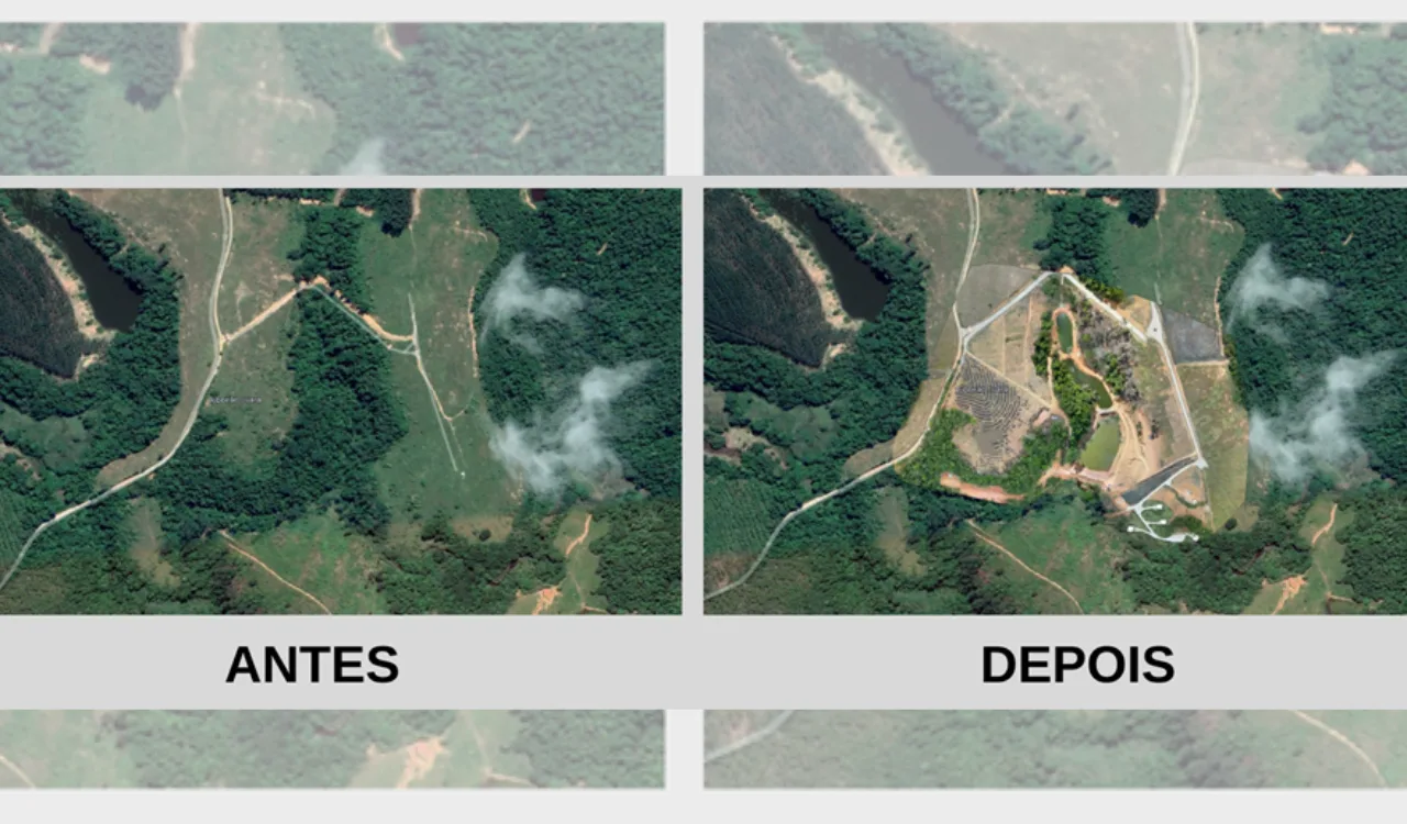 Desmatamento ilegal é encontrado em área de condomínio na Serra