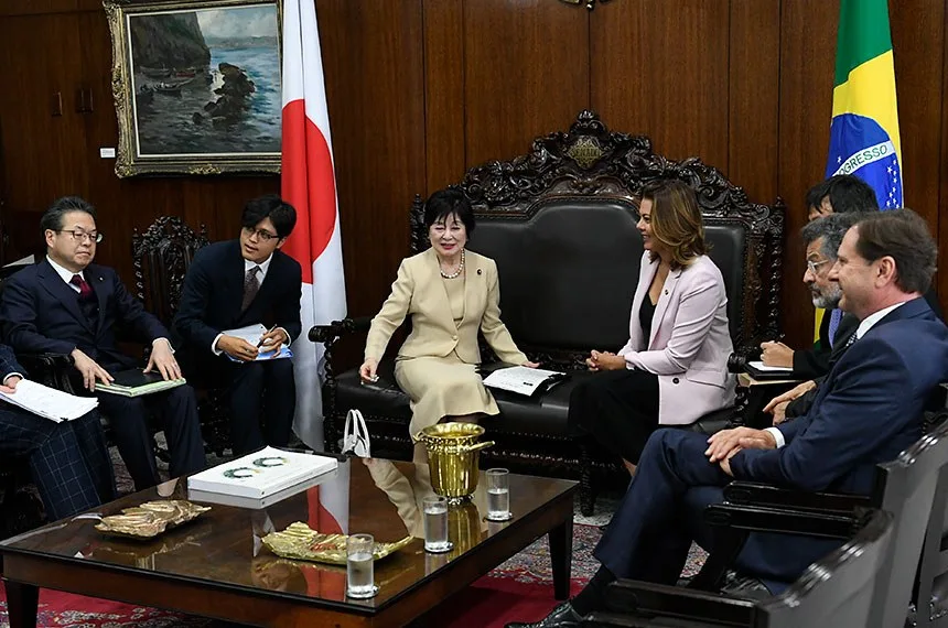 Parlamentos precisam discutir questão ambiental, diz presidente do Senado japonês