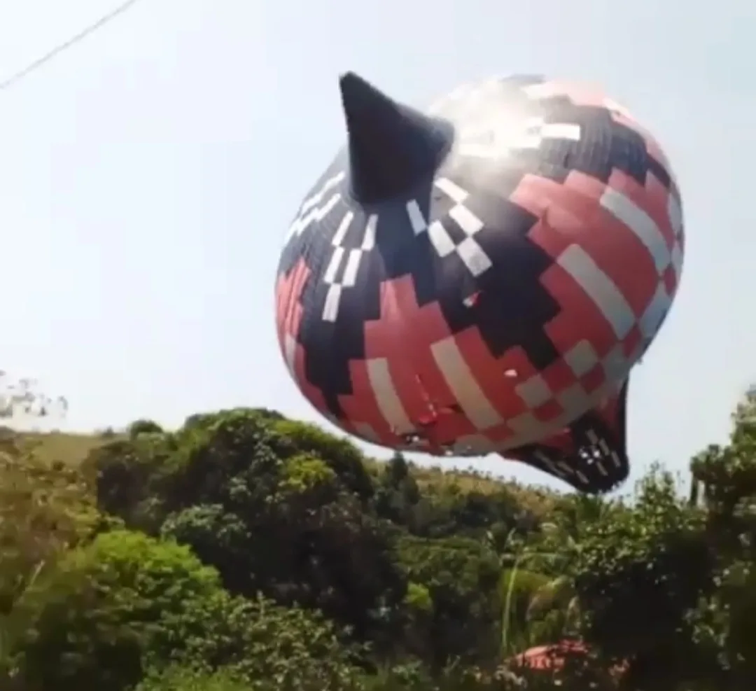 Moradora que teve casa atingida por balão temeu por incêndio: 'Eu imaginei que fosse pegar fogo'