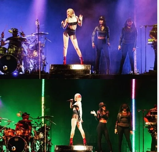 Ousada! Jessie J fica de calcinha e sutiã no palco do Rock in Rio USA