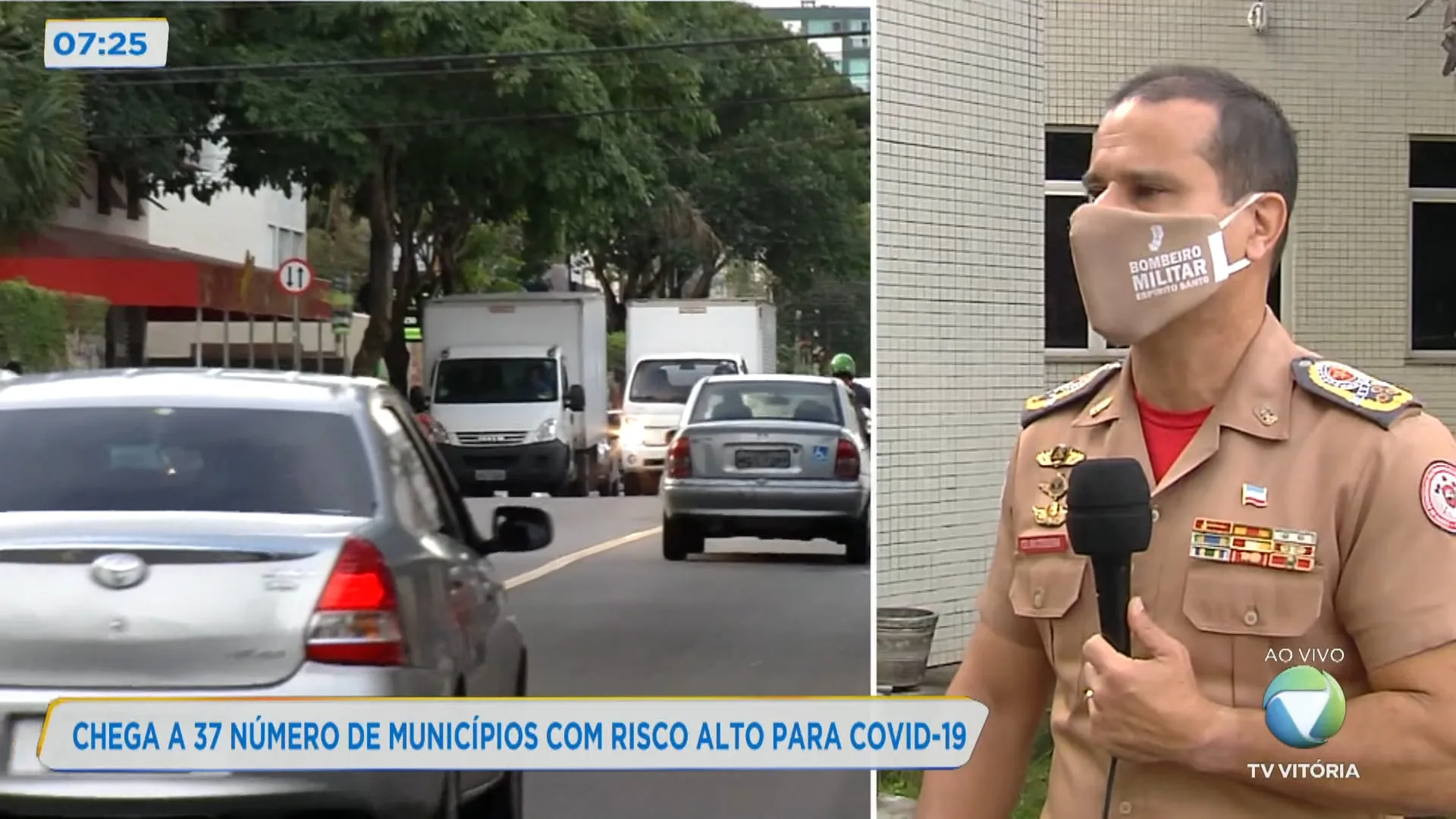 Chega a 37 o número de municípios com risco alto para Covid -19 no ES