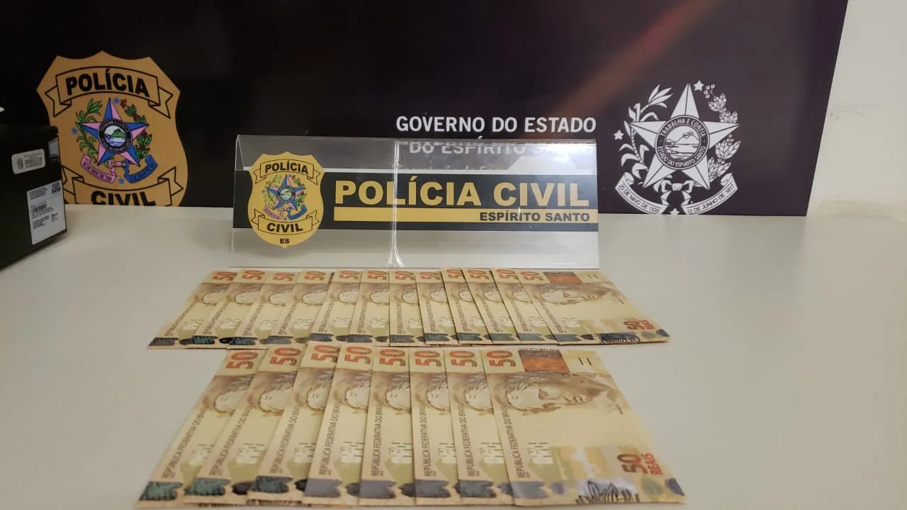 Dinheiro falso: polícia prende homem e apreende adolescentes que compraram R$ 1 mil