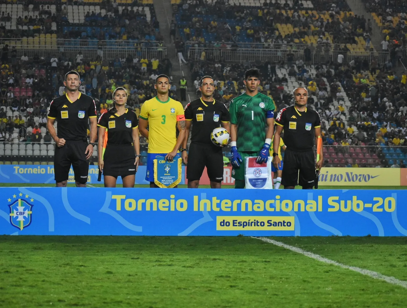 Kaiky Fernandes fala em emoção no primeiro gol oficial pela seleção sub-20: 'Sensação única'