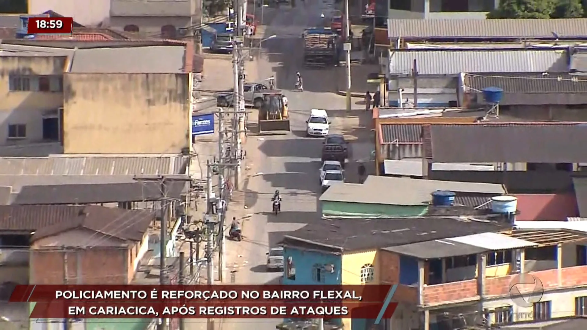 Policiamento é reforçado no bairro Fexal em Cariacica