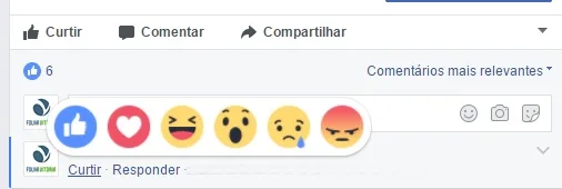 Nova atualização do Facebook permite reagir a comentários em publicações