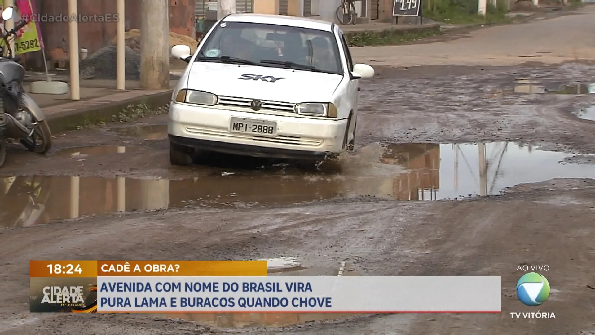 Avenida em Morada da Barra