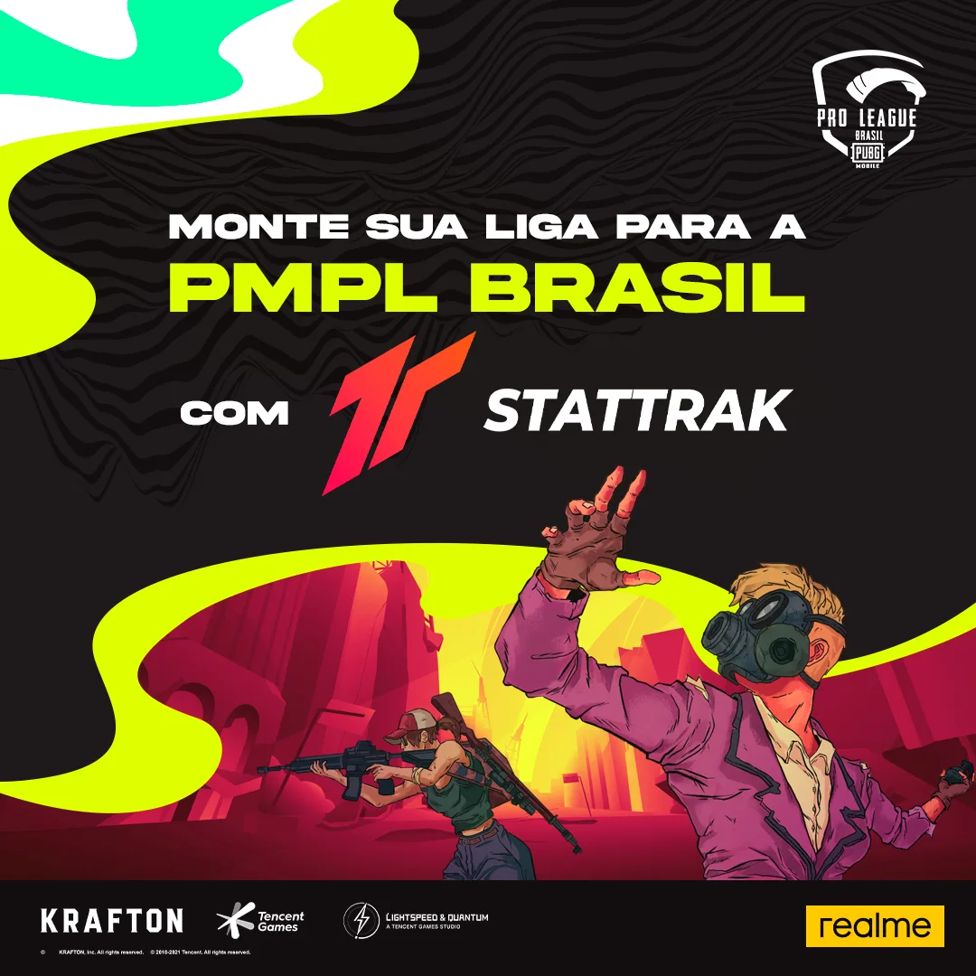 Stattrak e PUBG MOBILE criam Fantasy Game da PMPL Brasil Spring