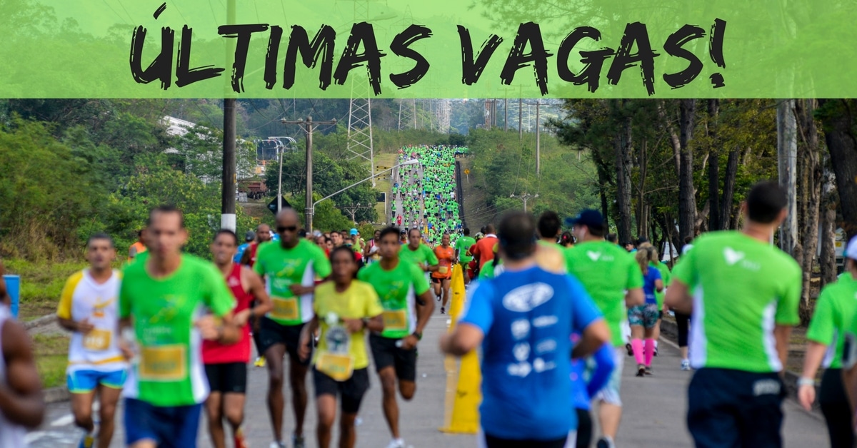 Falta 1 mês! Últimas vagas para a Corrida Vale estão abertas. Inscreva-se