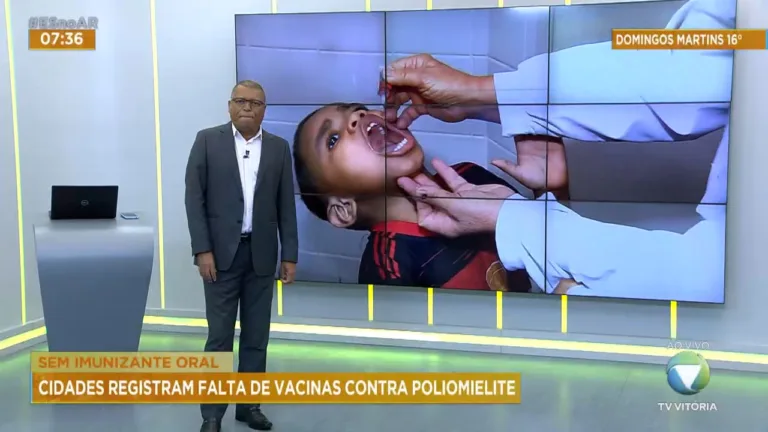 Paralisia infantil: cidades registram falta de vacinas