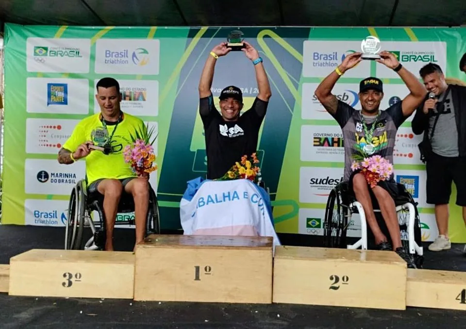 Paratleta capixaba é campeão do Circuito Brasil Super Series de Triathlon