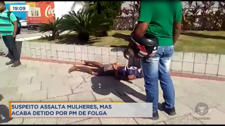 Policial militar de folga prende assaltante