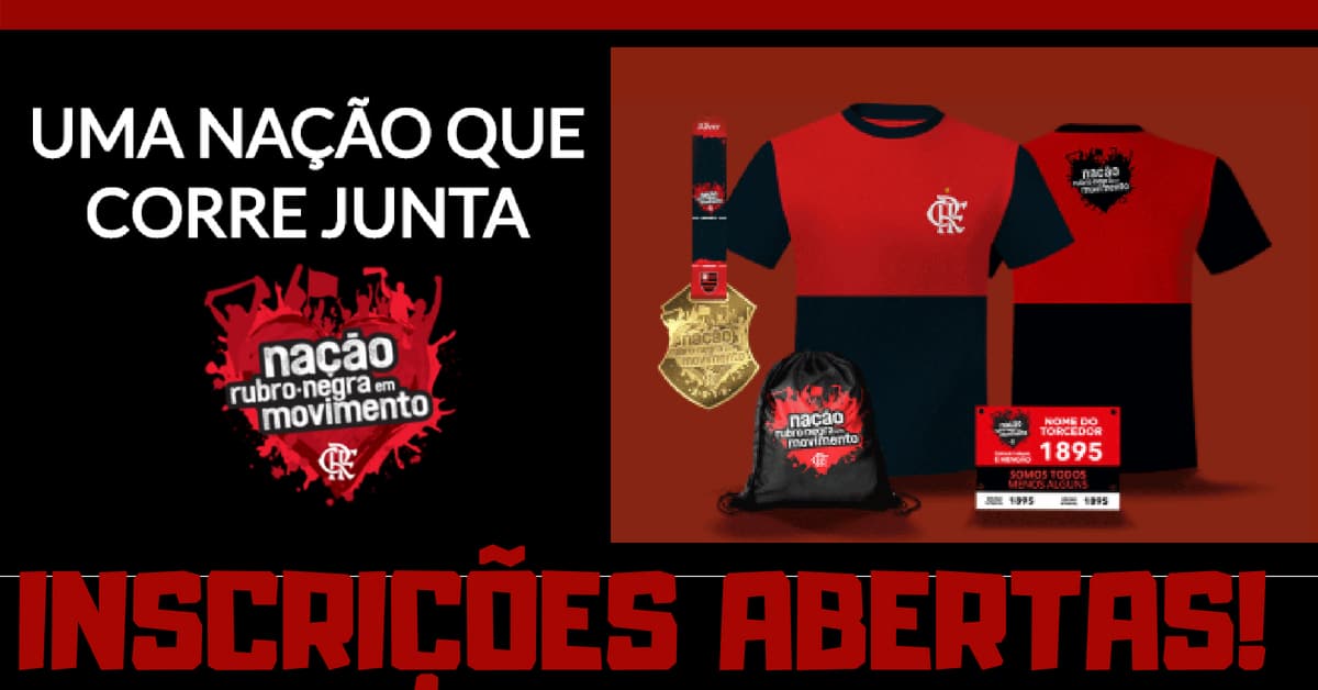 Inscrições abertas: Flamengo quer colocar 10 mil torcedores para correr no gramado do Maraca!