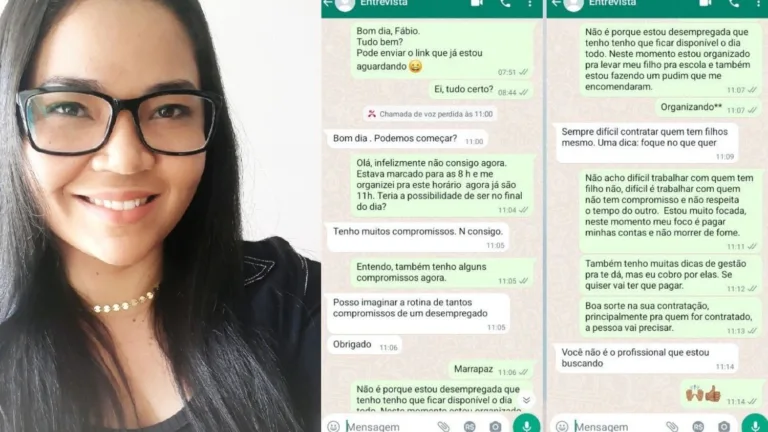 Moradora de Cariacica denuncia discriminação em entrevista de emprego por ser mãe