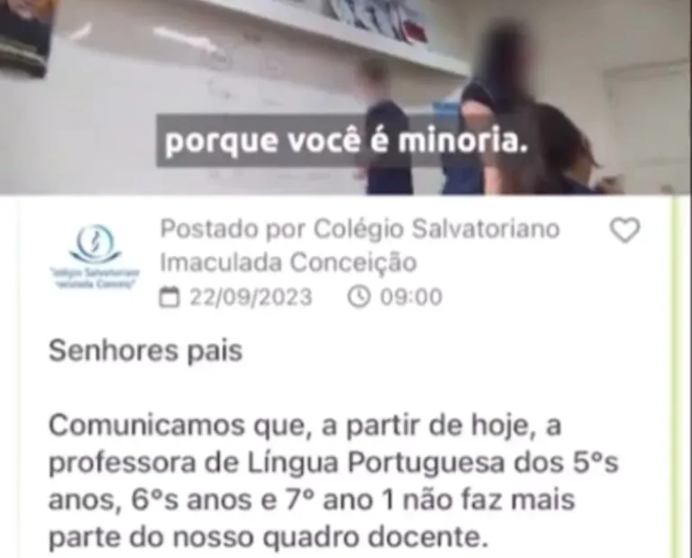 Professora é demitida após ensinar linguagem neutra em sala de aula: "Falou 'todes"