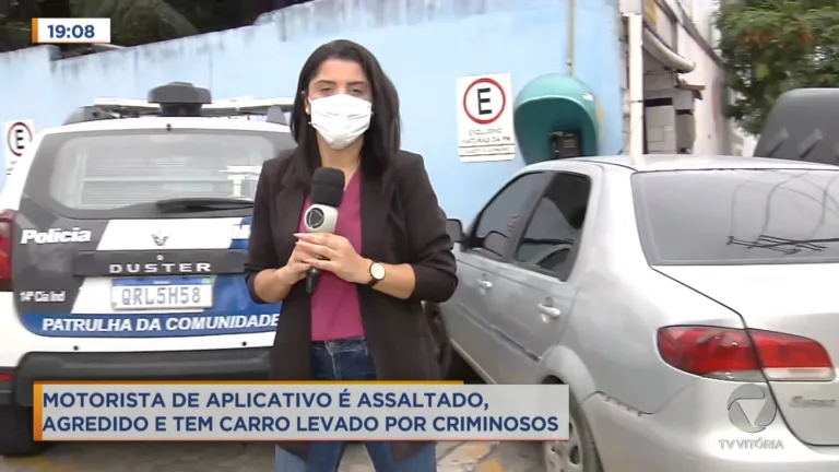 Motorista de aplicativo é assaltado, agredido e tem carro levado por criminosos
