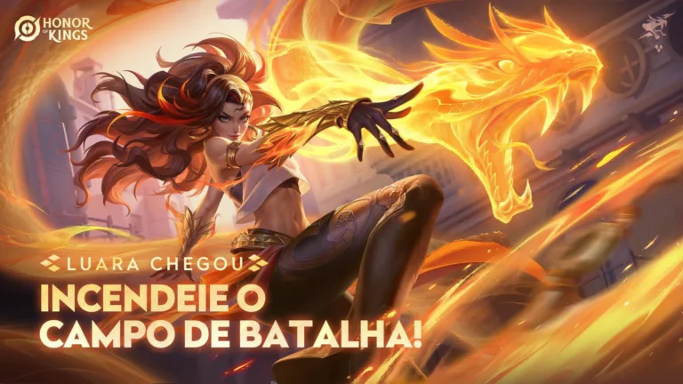 Luara traz a chama de Boitatá para Honor of Kings