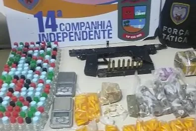 VÍDEO | Drogas e armas são apreendidas na Serra