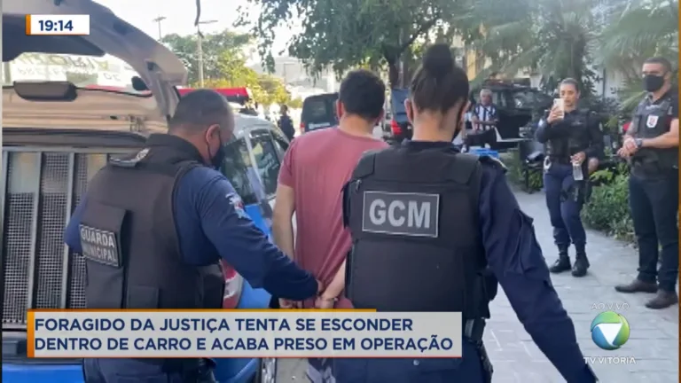 Suspeito com mandado de prisão tenta fugir da PM mas é preso