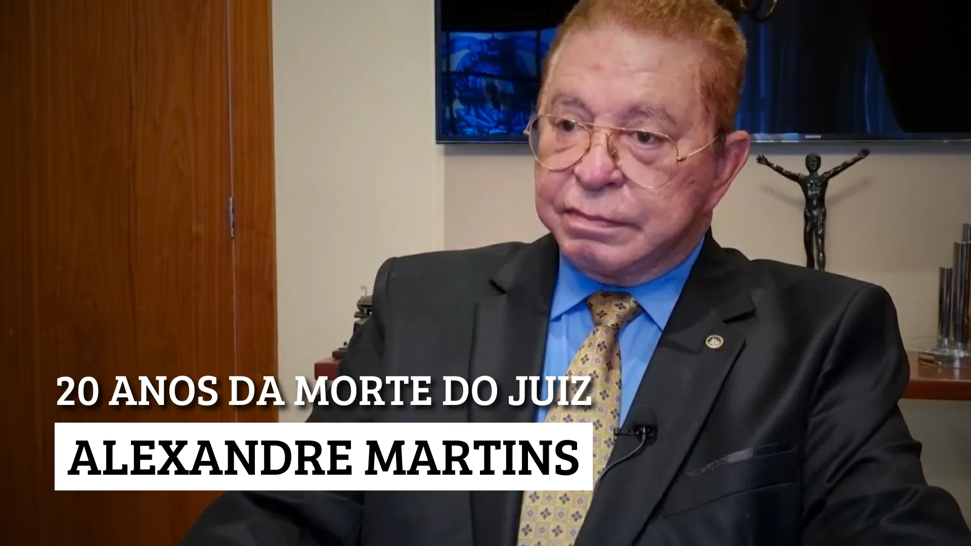 VÍDEO | “A Justiça não funciona”, desabafa pai de Alexandre Martins, assassinado há 20 anos no ES