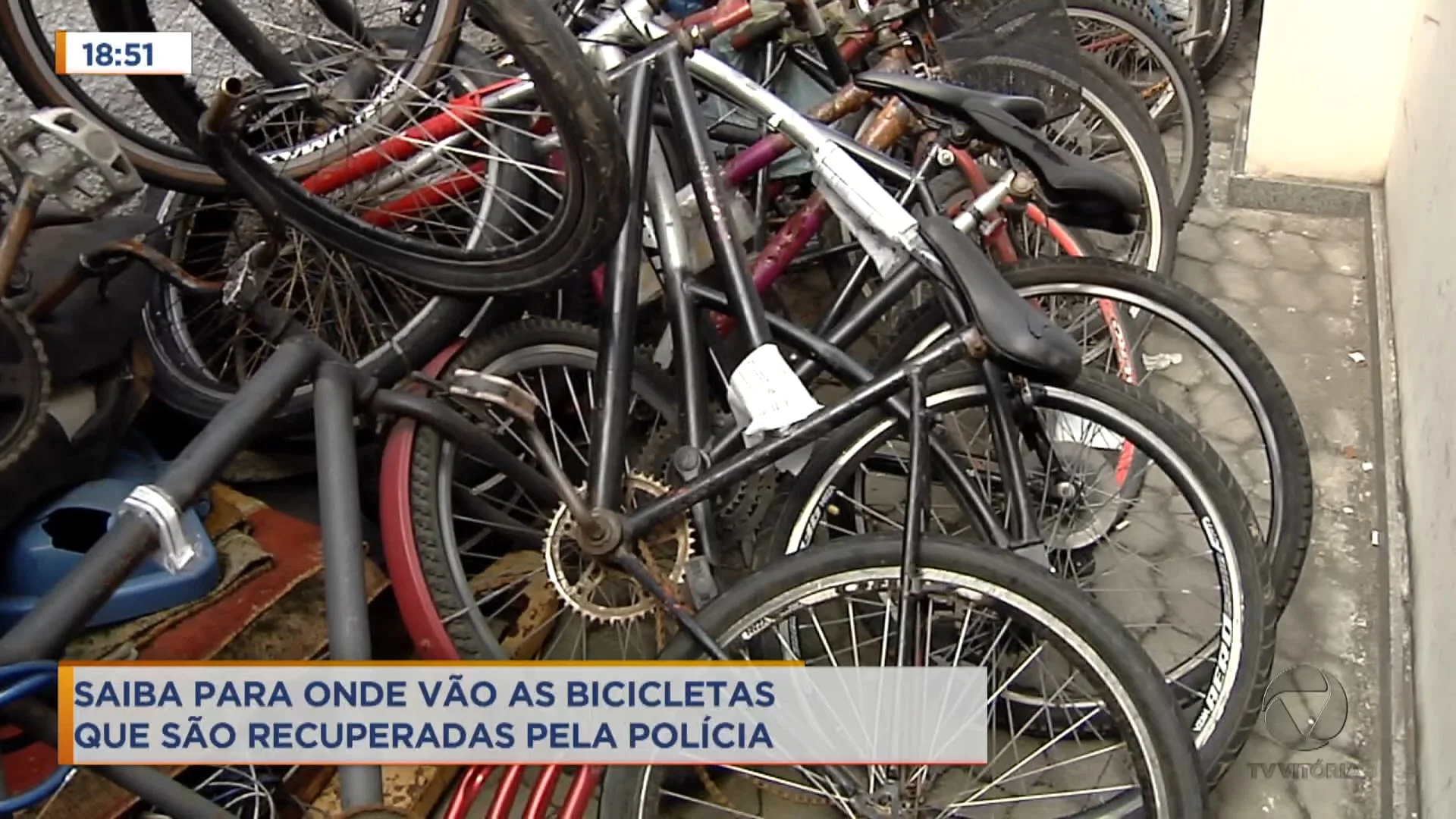 Saiba para onde vão as bicicletas que são recuperadas pela polícia