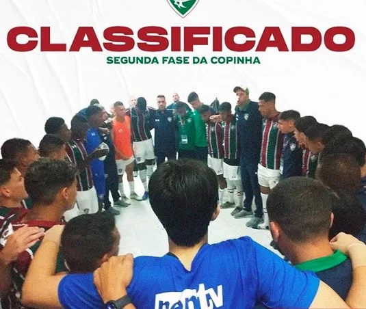 Fluminense garante vaga na segunda fase da Copinha