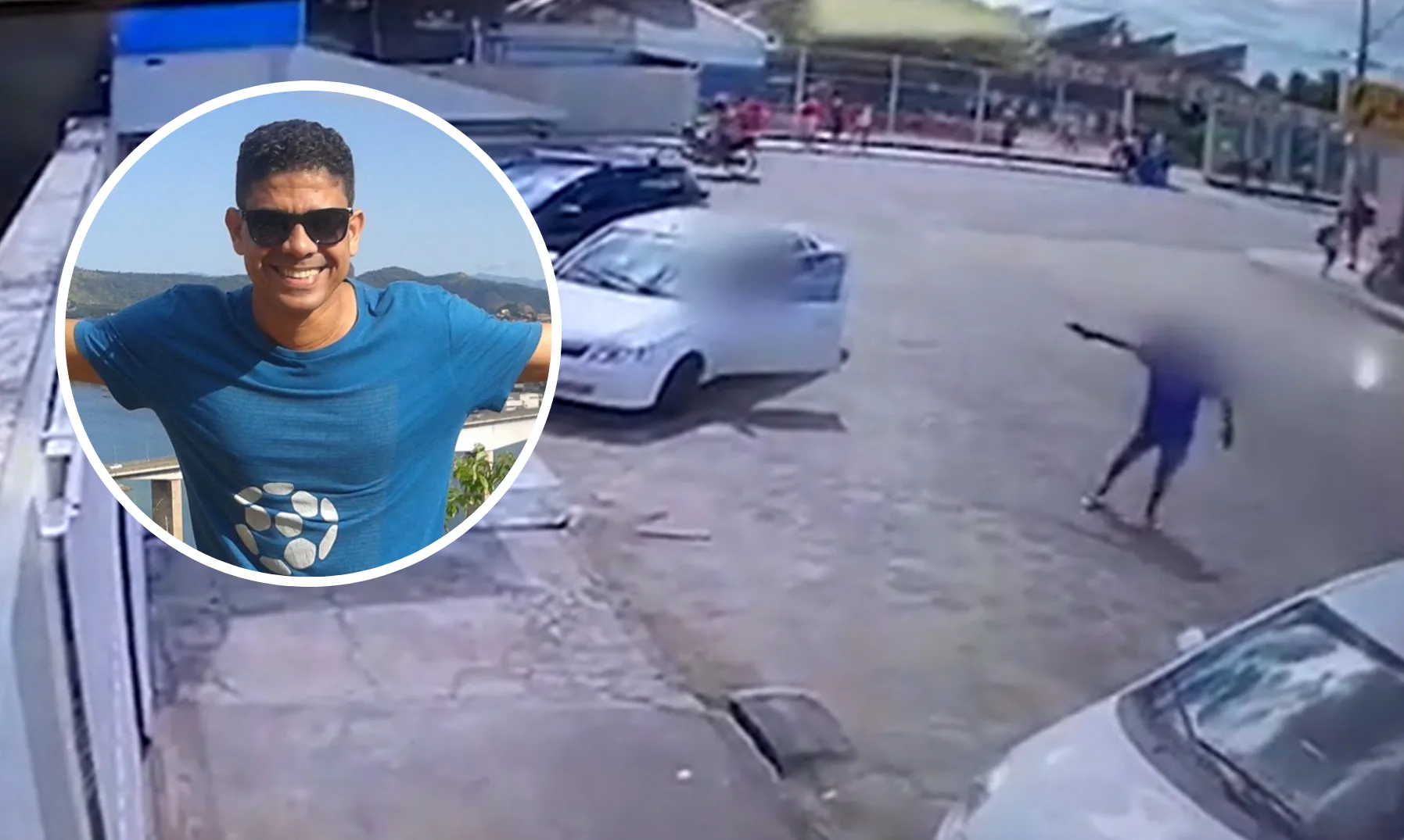 Vídeo mostra momento em que jovem atira em professor em Linhares