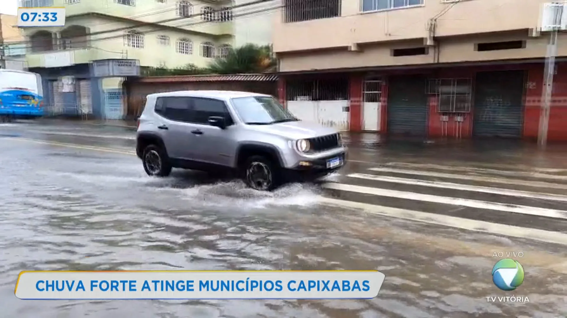 Chuva forte atinge municípios capixabas