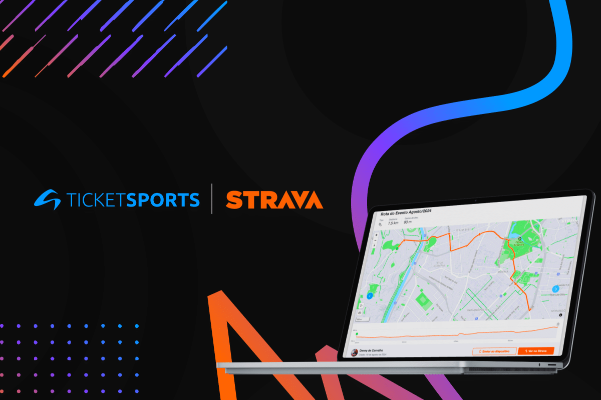 Parceria Ticket Sports e Strava facilita visualização dos percursos das provas