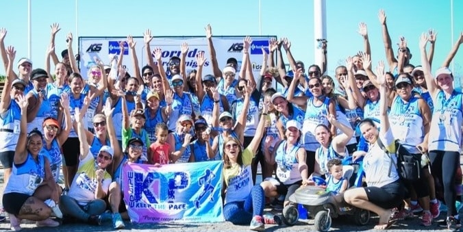 Amizade e ação solidária correm lado a lado em treinão da equipe Keep The Pace