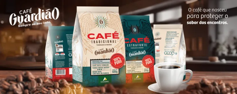 Agência Tipz desenvolve nova embalagem para Café Guardião, da Cooabriel